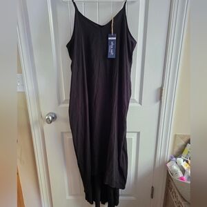 NWT Walmart Black Maxi Dress Sz L